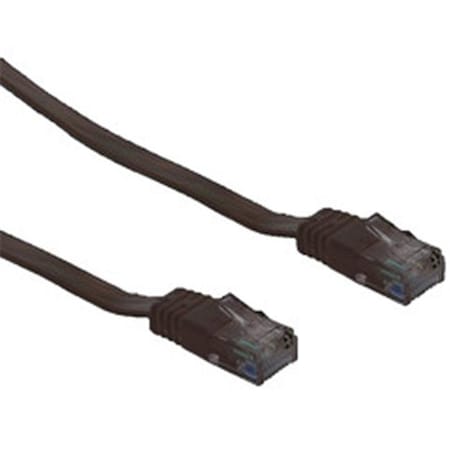 Cable Wholesale CableWholesale 10X8-62203 Cat6 Black Flat Ethernet Patch Cable 32 AWG 3 foot 10X8-62203